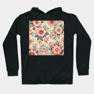 Pink Flowers Hoodie